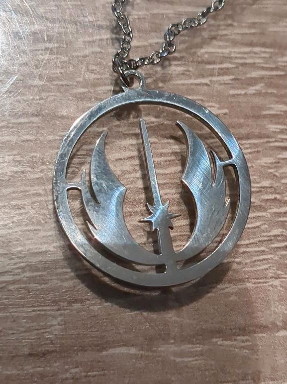 Star wars Anhänger Jedi Ritter Symbol gebraucht in Wallhausen