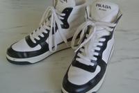 PRADA Downtown Hightop Sneaker Weiß/Schwarz 37,5 Original TOP Nordrhein-Westfalen - Mönchengladbach Vorschau
