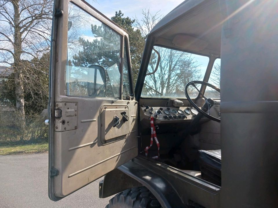 Unimog 404s H-Zulassung 3,5t TÜV neu hydr. Kipper kein Cabrio in Eisfeld