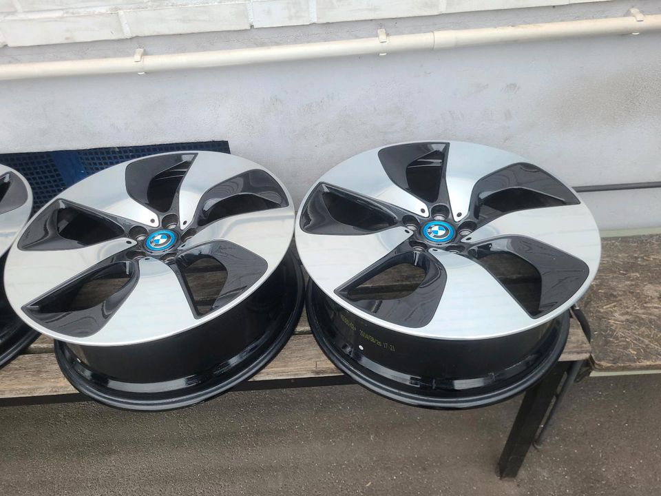 4× BMW Alufelgen 444 (i8) 7,5×20-Zoll, ET 40, LK 5×112 in Würselen