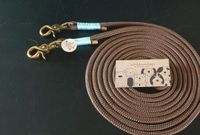 Zügel 8mm Ppm 4m mit antique Messing Scherenkarabinern Nordrhein-Westfalen - Pulheim Vorschau