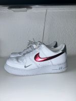 Nike Air Force 1 ‘ 07 Weiß Rot Silber  sneaker Schuhe Essen - Schonnebeck Vorschau