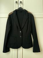 Blazer in schwarz mit Leoparden-Muster - Gr. XS *neuwertig* Rheinland-Pfalz - Bad Sobernheim Vorschau