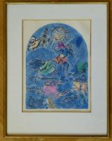 MARC CHAGALL Jerusalemer Fenster "Ruben" Original Lithographie Baden-Württemberg - Mannheim Vorschau