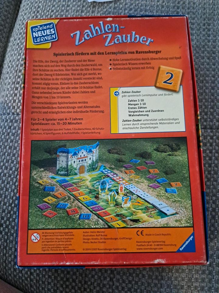 Das Spiel Zahlen Zauber, von Ravensburger in Lorch