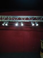 6 Stk. 10W LED PAR 30 Chrom NW Varytec Vintage Club Bar Messe Rheinland-Pfalz - Gau-Algesheim Vorschau