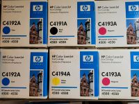 HP Laserjet Toner C4191A, C4192A, C4193A, C4194A neu in OVP Baden-Württemberg - Ludwigsburg Vorschau