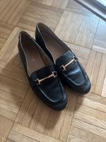 Leder Loafer schwarz Größe 40 von Tchibo 1x getragen wie neu Berlin - Charlottenburg Vorschau