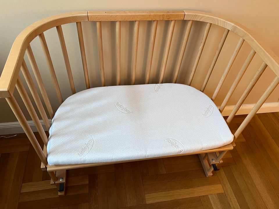 Babybay Beistellbett normal in Buche in Mannheim