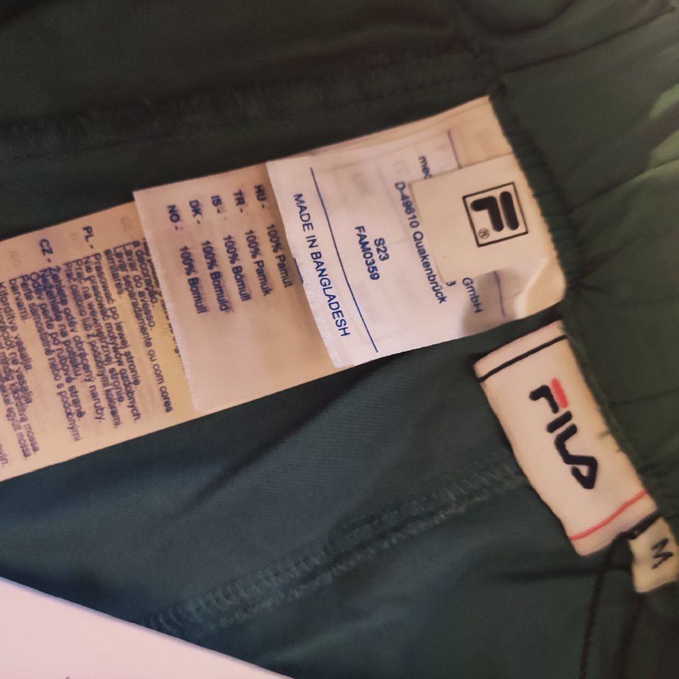 FILA Hose M grün neu in Saarbrücken