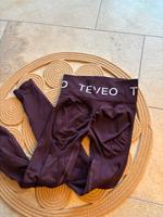 Teveo Scrunch Leggings dunkelrot Bayern - Essenbach Vorschau