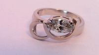 Goldring 585 / 14 kt mit Diamant Saarland - St. Ingbert Vorschau