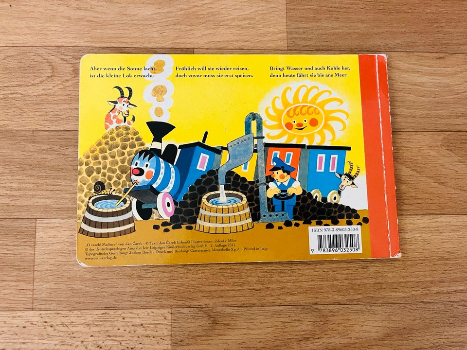 Die lustige Lokomotive Kinderbuch Pappbilderbuch in Dresden