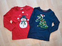 2er Set Shirt 110 Schneemann Dino Weihnachten Pailetten famy Hessen - Niddatal Vorschau