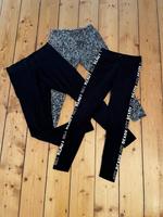 3x Leggings schwarz/leoparden look schwarz/weiß Gr. 40/42/M Nordrhein-Westfalen - Blomberg Vorschau