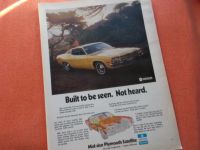 ++ CHRYSLER PLYMOUTH SATELLITE ++ WERBUNG USA 1972 Koblenz - Urbar Vorschau