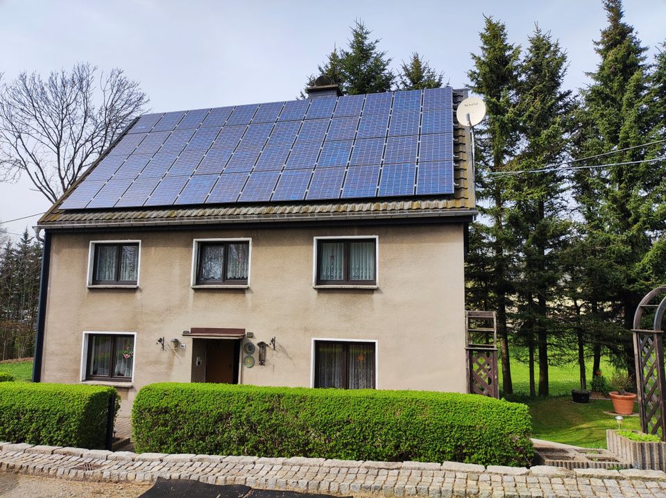 Wohnen auf dem Land mit Solar-Unterstützung in Olbernhau