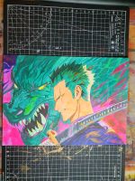 Roronoa Zoro One Piece Zeichnung A4 Berlin - Mitte Vorschau