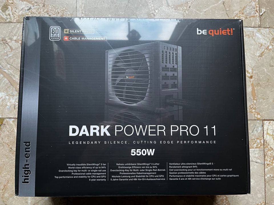 Be quiet! Dark Power Pro 11 550w Netzteil neu & versiegelt in Bingen