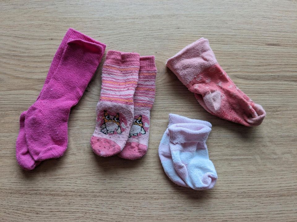 Erstlings- Socken pink,Rosa Mädchen in Malsch