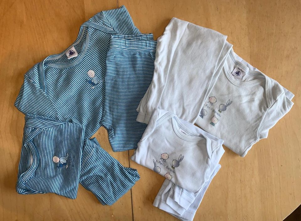 Pyjama Petit Bateau für Groß&Klein 56/60 und Gr 98 in Öhningen