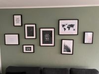 Bilderwand | 8 Bilder mit Rahmen | schwarz-weiß | IKEA RIBBA Niedersachsen - Osnabrück Vorschau