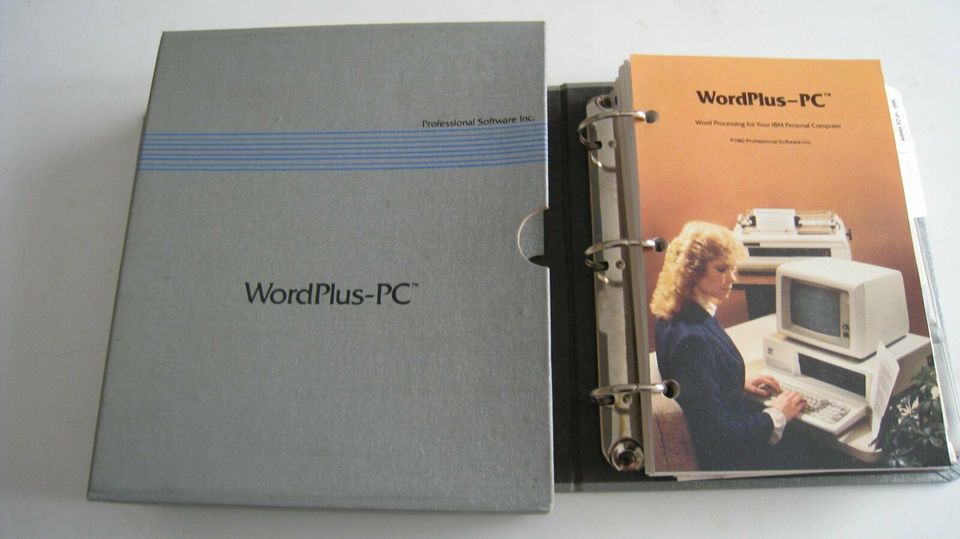 WordPlus-PC Textverarbeitungsprogramm von 1982- Komplett in Oststeinbek