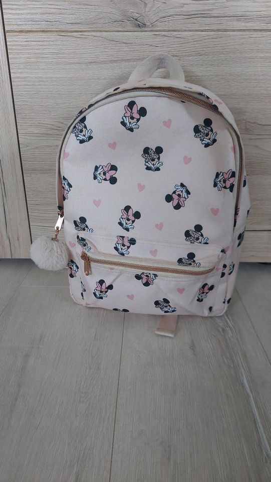 H&M Disney Minnie Mouse Mädchen Rucksack in Rosa in Bernburg (Saale)