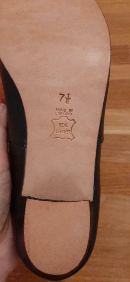 Stepptanzschuhe Damen schwarz Leder Katz 7,5 - 41 in München