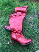 Knallrote Stiefel A.S.98 Echtleder Gr. 40 Nordrhein-Westfalen - Kleve Vorschau