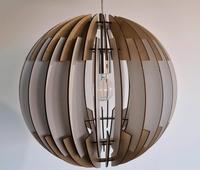 Pendelleuchte 40cm Holz weiß/hellbraun Altona - Hamburg Ottensen Vorschau