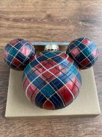 Disney Mickey Mouse Baum Kugel Weihnachten Geschenk Karo Glas Baden-Württemberg - Weikersheim Vorschau