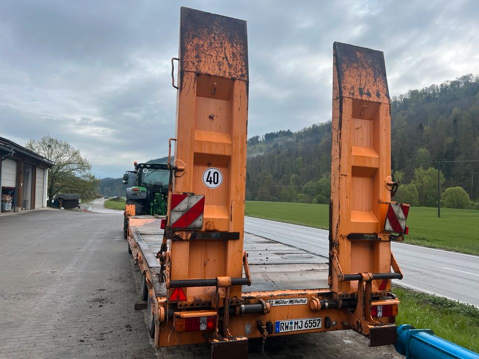 Tieflader Müller Mitteltal 24 Tonner in Sulz