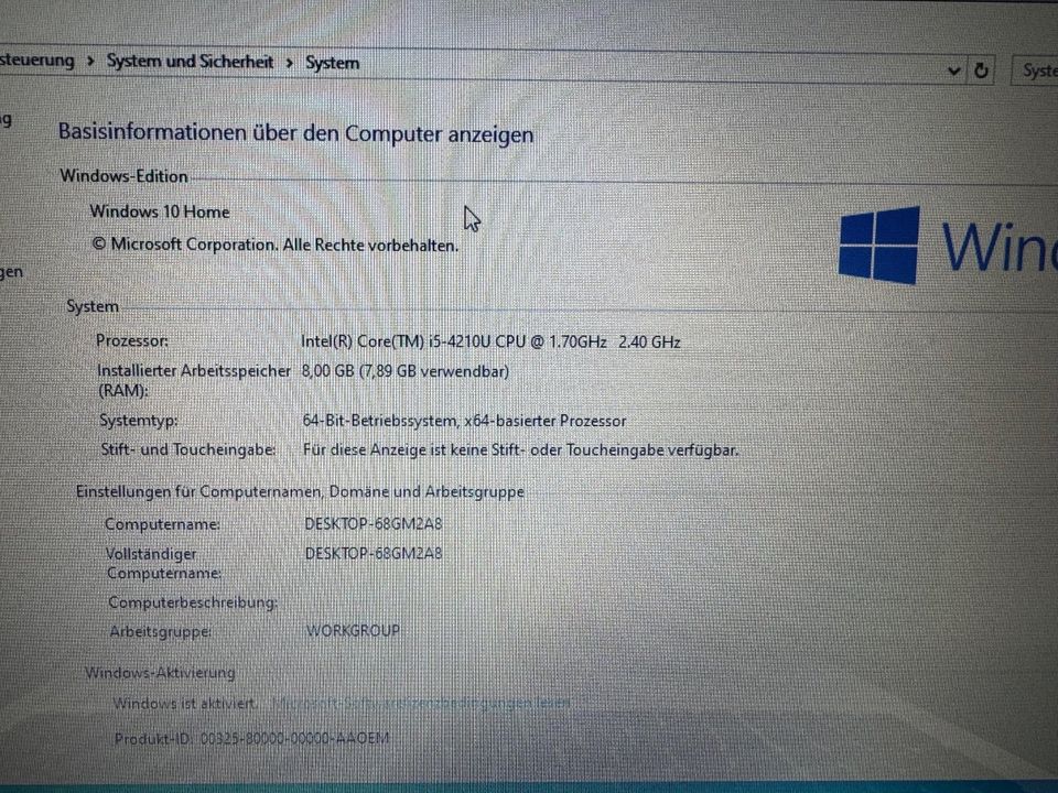 Asus F550LDV-XX918H Notebook Laptop 17,3" i5 SSD 8 GB Windows 10 in Mittweida