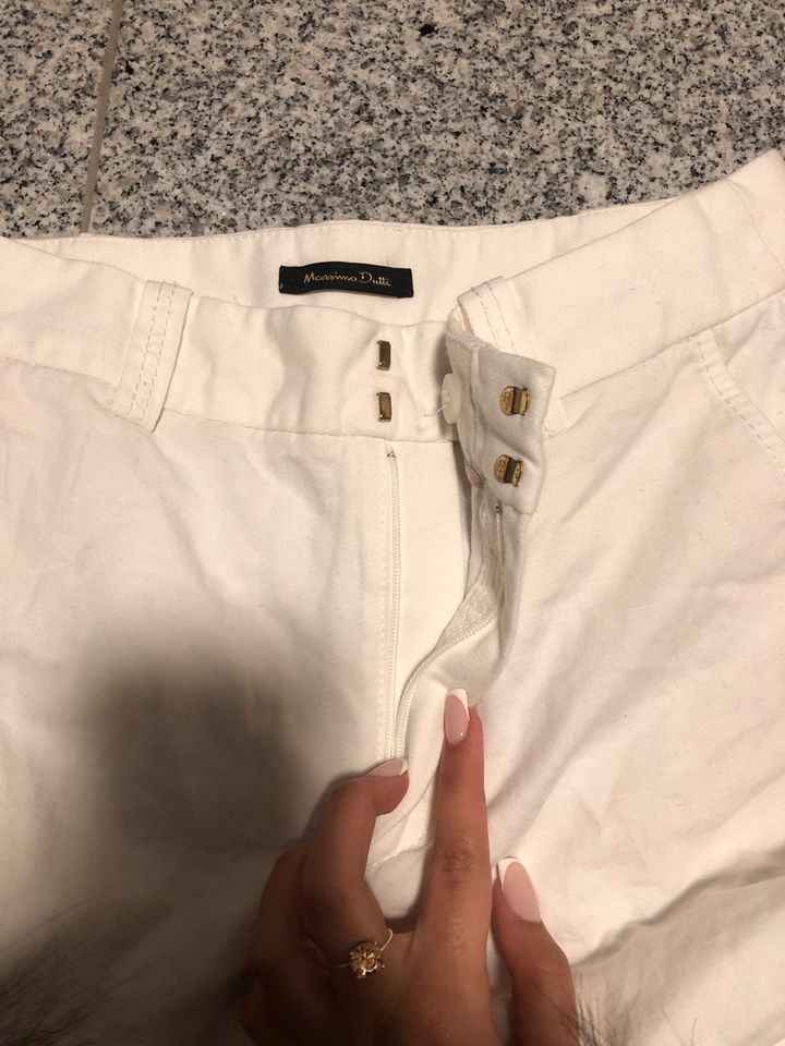 Massimo Dutti Cargohose weiß in Erding