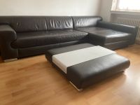 3 Meter XL Echtleder Sofa Schwarz Leder Couch + Leder Couchtisch Bayern - Germering Vorschau