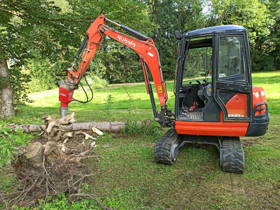 Vermiete Minibagger Radlader Verleih Baumaschinen in Vilsheim