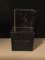 WASSERMANN-Sternzeichen-Glaswürfel, 5x5cm, massiv 307 Gramm Hessen - Vellmar Vorschau