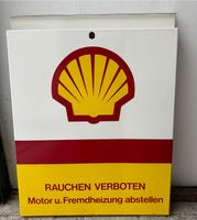 original Shell Emailschild Zapfsäule Saarland - Homburg Vorschau