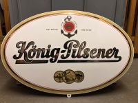 Altes Vintage KÖNIG PILSENER Bier Emailschild Reklame Blechschild Frankfurt am Main - Riederwald Vorschau