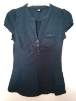 Bluse Kurzarm dunkelblau H&M Größe 34/36 Elberfeld - Elberfeld-West Vorschau