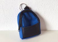 Rucksack Schlüsselanhänger blau schwarz Mini Backpack Bayern - Ustersbach Vorschau
