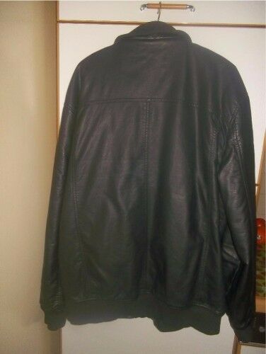 WINTER-JACKE KUNST LEDERJACKE schwarz GR. XXL LEDER JACKE in Schwerin