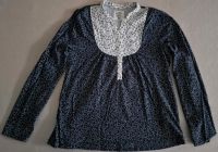 H&M Sweatshirt Bluse Blumen blau weiß Gr. 146 / 152 Nordrhein-Westfalen - Heiligenhaus Vorschau