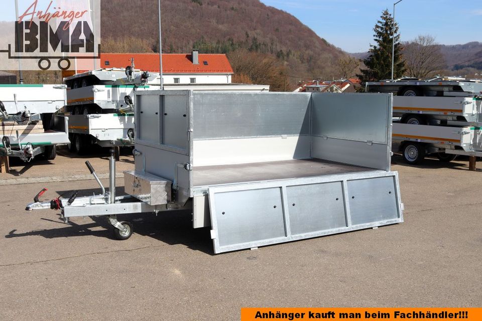 EDUARD Hochlader Anhänger 250x145x30 1500kg60cmAufsatPlaneBox in Mühlhausen im Täle