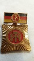 DDR Abzeichen - Kollektiv der sozialistischen Arbeit - 1962-1990 Niedersachsen - Ilsede Vorschau