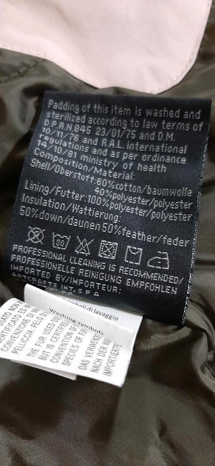 Jacke Daunen Winterjacke Parker M L Puder Rosa Canadian Mantel in Essen