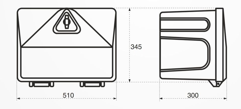 Staukasten für Autoanhänger Anhänger 345 x 510 x 300 mm⭐NEU⭐ in Hamm