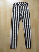 Gestreifte Röhrenjeans von Monki - Punk Rock - XS 34 - NEUW. Friedrichshain-Kreuzberg - Kreuzberg Vorschau