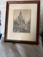 Original Radierung Frauenkirche von Bermann Dresden - Südvorstadt-Ost Vorschau